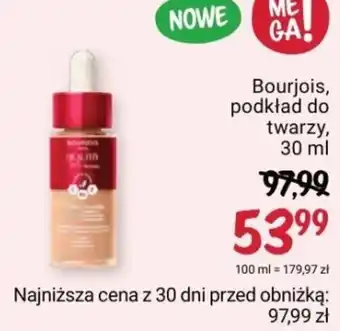 Rossmann Bourjois podkład do twarzy 30 ml oferta
