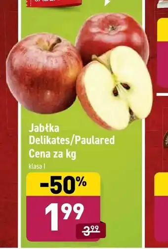 ALDI Jabłka Delikates/Paulared oferta