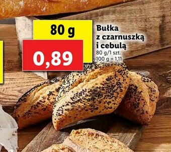 Lidl Bułka z czarnuszką i cebulą oferta
