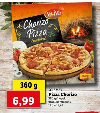 Lidl Pizza Chorizo oferta