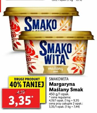 Lidl Margaryna Maślany Smak oferta