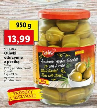 Lidl Oliwki olbrzymie z pestką oferta