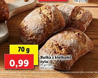 Lidl Bułka z kiełkami żyta oferta