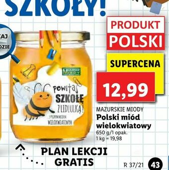Lidl Polski miód wielokwiatowy oferta