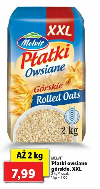 Lidl Płatki owsiane górskie, XXL oferta