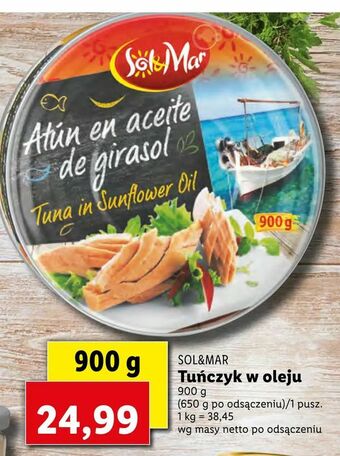 Lidl Tuńczyk w oleju oferta