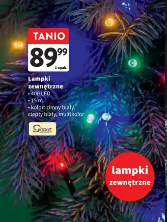 Intermarche Lampki zewnętrzne 400 LED oferta