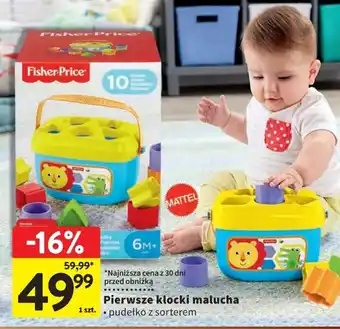 Intermarche Pierwsze klocki malucha oferta