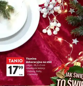 Tkanina dekoracyjna na stół wym 28,2 x 5 cm