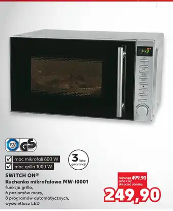 Kaufland SWITCH ON Kuchenka mikrofalowa MW-I0001 oferta