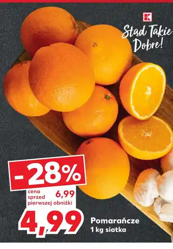 Kaufland Pomarańcze 1kg oferta