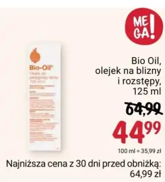 Rossmann Bio Oil olejek na blizny i rozstępy 125 ml oferta