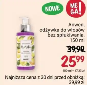 Rossmann Anwen odżywka do włosów bez spłukiwania 150ml oferta