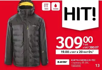 Selgros Kurtka męska hi-tec oferta