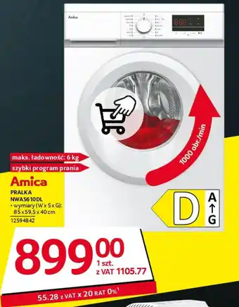 Selgros Amica PRALKA NWAS610DL oferta