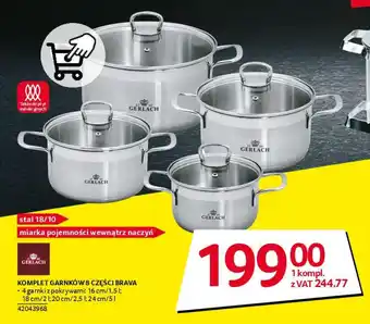 Selgros GERLACH KOMPLET GARNKÓW 8 CZĘŚCI BRAVA oferta