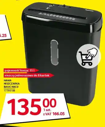 HAMA NISZCZARKA BASIC N8CD