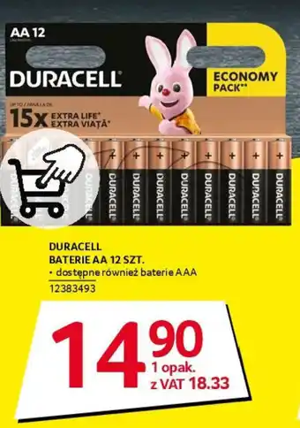 Selgros DURACELL BATERIE AA 12 SZT. oferta