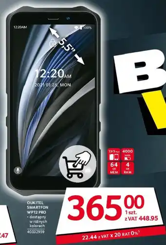 Selgros OUKITEL SMARTFON WP12 PRO oferta