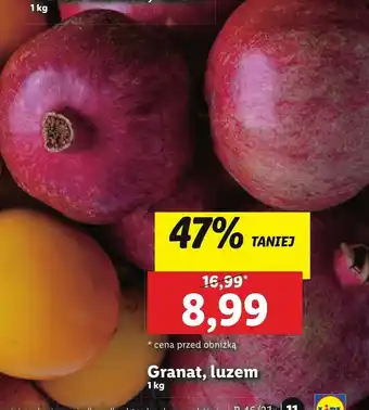 Lidl Granat oferta