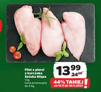 Netto Filet z piersi z kurczaka sztuka mięsa oferta