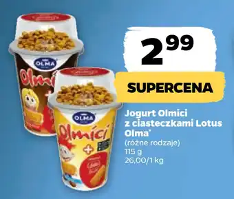 Netto Jogurt olmici z ciasteczkami lotus olma oferta