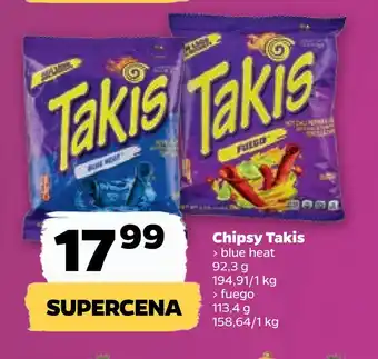 Netto Chipsy takis oferta