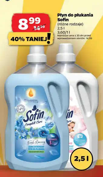 Netto Płyn do płukania sofin oferta
