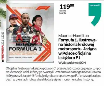 Empik Formuła 1. Ilustrowana historia królowej motorsportu. Jedyna w Polsce oficjalna książka o F1 oferta