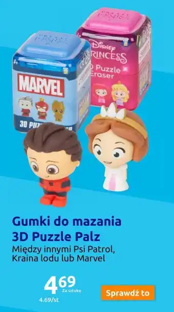 Action Gumki do mazania 3D Puzzle Palz oferta