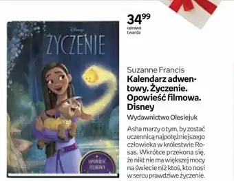 Empik Kalendarz Adwentowy. Życzenie. Opowieść filmowa. Disney oferta