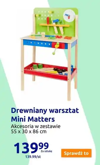 Action Drewniany warsztat Mini Matters oferta