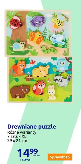 Action Drewniane puzzle oferta