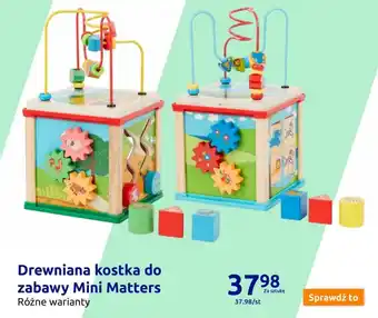 Action Drewniana kostka do zabawy Mini Matters oferta