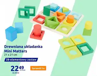Action Drewniana układanka Mini Matters oferta