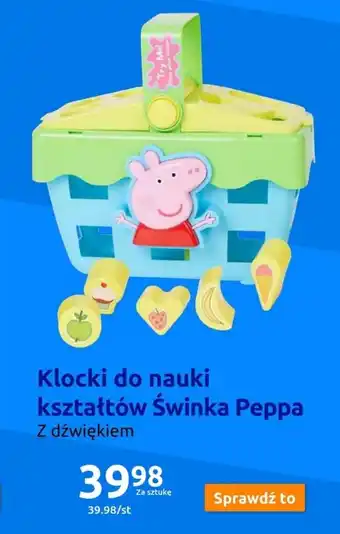 Action Klocki do nauki kształtów Świnka Peppa oferta