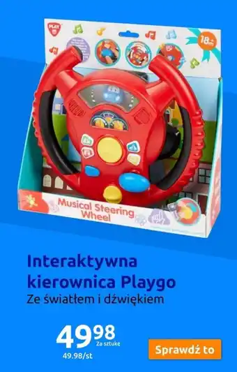 Interaktywna kierownica Playgo