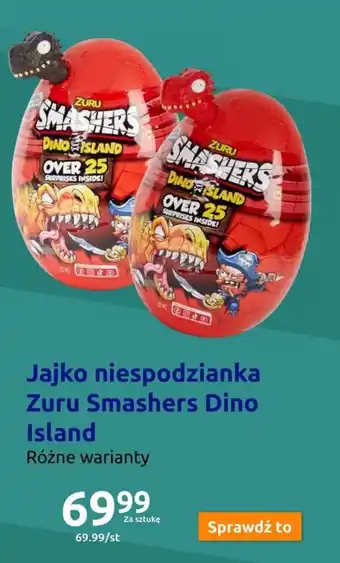 Action Jajko niespodzianka Zuru Smashers Dino Island oferta