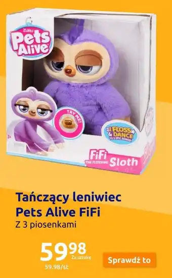 Tańczący leniwiec Pets Alive FiFi