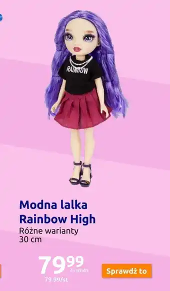 Action Modna lalka Rainbow High oferta