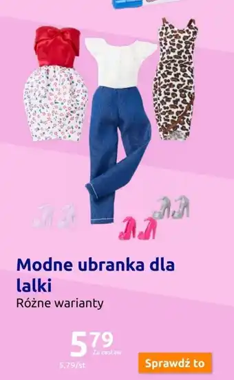 Action Modne ubranka dla lalki oferta
