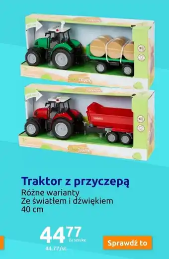 Action Traktor z przyczepą oferta