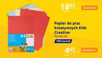Action Papier do prac kreatywnych Kids Creative oferta