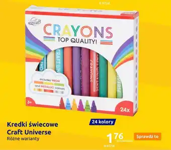 Action Kredki świecowe Craft Universe oferta
