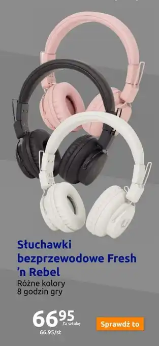 Action Słuchawki bezprzewodowe Fresh 'n Rebel oferta