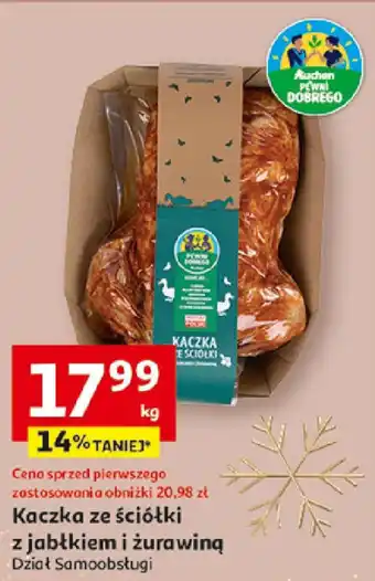 Auchan Kaczka ze ściółki z jabłkiem i żurawiną 1 kg oferta