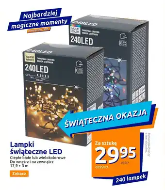 Action Lampki świąteczne LED oferta