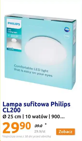 Action Lampa sufitowa Philips CL200 oferta