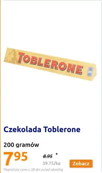 Action Czekolada Toblerone 200 g oferta