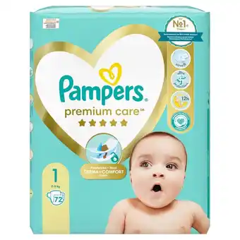 Rossmann Pampers premium care, rozmiar 1, 72 sztuk, 2kg - 5kg oferta